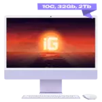 Моноблок Apple iMac 24" Retina 4.5K (M4 10C CPU, 10C GPU) 32 Гб, 2Тб SSD Фиолетовый Z1EU000EU