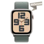 Часы Apple Watch SE (2024) 40mm Aluminium Case, Sport Loop, цвет Lake Green (Сияющая звезда)